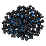 Maxbell 100 Pieces 6mm Plastic Potentiometer Control Volume Knobs Mini Cap blue - Aladdin Shoppers