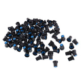 Maxbell 100 Pieces 6mm Plastic Potentiometer Control Volume Knobs Mini Cap blue - Aladdin Shoppers