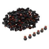 Maxbell 100 Pieces 6mm Plastic Potentiometer Control Volume Knobs Mini Cap orange - Aladdin Shoppers