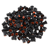 Maxbell 100 Pieces 6mm Plastic Potentiometer Control Volume Knobs Mini Cap orange - Aladdin Shoppers