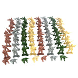 Maxbell 100 Pieces Army Men 5cm Soldier Action Figures Playset for Army Base Sand Scene Model Accessories Kids Toy Gift - Aladdin Shoppers