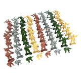 Maxbell 100 Pieces Army Men 5cm Soldier Action Figures Playset for Army Base Sand Scene Model Accessories Kids Toy Gift - Aladdin Shoppers
