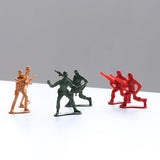 Maxbell 100 Pieces Army Men 5cm Soldier Action Figures Playset for Army Base Sand Scene Model Accessories Kids Toy Gift - Aladdin Shoppers