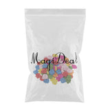 Maxbell 100 Pieces Colorful Apple Shape Wood Cute Buttons for Sewing Scrapbooking Craft 17 x 16 mm - Aladdin Shoppers