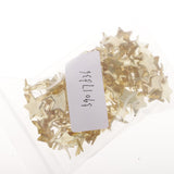 Maxbell 100 Pieces Gold Star Head Split Pin Metal Brads Paper Fasteners for Scrapbooking Paper Craft Card Making Kids DIY Craft