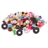 Maxbell 100 Pieces Lots Lovely Sweets Cookies Candies Chocolates DIY Flatbacks Cabochons Resin Flat Back Buttons DIY Scrapbooking Slime Charm Craft and More DIY Projects - Aladdin Shoppers