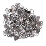 Maxbell 100 Pieces Single Hole Small D-Ring Picture Photo Frame Hanging Hangers 2.5 x 1 cm - Aladdin Shoppers