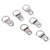Maxbell 100 Pieces Single Hole Small D-Ring Picture Photo Frame Hanging Hangers 2.5 x 1 cm - Aladdin Shoppers