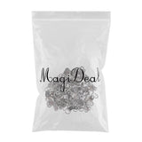 Maxbell 100 Pieces Single Hole Small D-Ring Picture Photo Frame Hanging Hangers 2.5 x 1 cm - Aladdin Shoppers