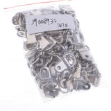 Maxbell 100 Pieces Single Hole Small D-Ring Picture Photo Frame Hanging Hangers 2.5 x 1 cm - Aladdin Shoppers