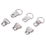 Maxbell 100 Pieces Single Hole Small D-Ring Picture Photo Frame Hanging Hangers 2.5 x 1 cm - Aladdin Shoppers