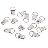 Maxbell 100 Pieces Single Hole Small D-Ring Picture Photo Frame Hanging Hangers 2.5 x 1 cm - Aladdin Shoppers