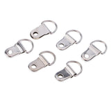 Maxbell 100 Pieces Single Hole Small D-Ring Picture Photo Frame Hanging Hangers 2.5 x 1 cm - Aladdin Shoppers