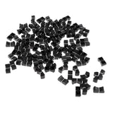 Maxbell 100 Pieces Touch Sensitive Slider Ribbed Mixer Fader Knob Caps 8mm Black - Aladdin Shoppers