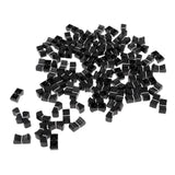 Maxbell 100 Pieces Touch Sensitive Slider Ribbed Mixer Fader Knob Caps 8mm Black - Aladdin Shoppers