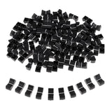 Maxbell 100 Pieces Touch Sensitive Slider Ribbed Mixer Fader Knob Caps 8mm Black - Aladdin Shoppers