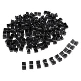 Maxbell 100 Pieces Touch Sensitive Slider Ribbed Mixer Fader Knob Caps 8mm Black - Aladdin Shoppers