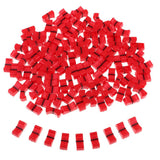 Maxbell 100 Pieces Touch Sensitive Slider Ribbed Mixer Fader Knob Caps 8mm Red