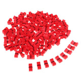 Maxbell 100 Pieces Touch Sensitive Slider Ribbed Mixer Fader Knob Caps 8mm Red - Aladdin Shoppers