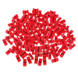 Maxbell 100 Pieces Touch Sensitive Slider Ribbed Mixer Fader Knob Caps 8mm Red - Aladdin Shoppers