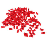 Maxbell 100 Pieces Touch Sensitive Slider Ribbed Mixer Fader Knob Caps 8mm Red - Aladdin Shoppers