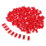 Maxbell 100 Pieces Touch Sensitive Slider Ribbed Mixer Fader Knob Caps 8mm Red - Aladdin Shoppers