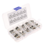 Maxbell 100pcs 5*20mm Fast-blow Glass Fuses Quick Blow Tube Fuses Assorted Kit Amp - Aladdin Shoppers
