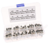 Maxbell 100pcs 5*20mm Fast-blow Glass Fuses Quick Blow Tube Fuses Assorted Kit Amp - Aladdin Shoppers