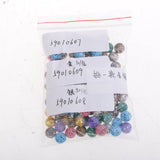 Maxbell 100Pcs Colorful Hollowed Filigree Ball Spacer Beads Jewelry Making Beads Becklace Bracelets Mini Metal Balls 8mm