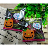 Maxbell 100pcs Halloween Bat Pumpkin Gifts Bags Packaging Favor Welcome to Halloween - Aladdin Shoppers