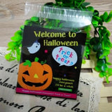 Maxbell 100pcs Halloween Bat Pumpkin Gifts Bags Packaging Favor Welcome to Halloween - Aladdin Shoppers