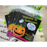 Maxbell 100pcs Halloween Bat Pumpkin Gifts Bags Packaging Favor Welcome to Halloween - Aladdin Shoppers
