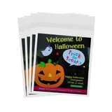 Maxbell 100pcs Halloween Bat Pumpkin Gifts Bags Packaging Favor Welcome to Halloween - Aladdin Shoppers