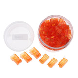 Maxbell 100Pieces RJ45 Connectors RJ45 Crimp Ends 8P8C UTP Network Plug orange - Aladdin Shoppers