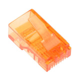 Maxbell 100Pieces RJ45 Connectors RJ45 Crimp Ends 8P8C UTP Network Plug orange - Aladdin Shoppers