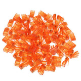 Maxbell 100Pieces RJ45 Connectors RJ45 Crimp Ends 8P8C UTP Network Plug orange - Aladdin Shoppers