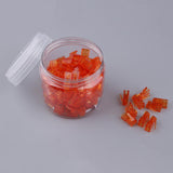 Maxbell 100Pieces RJ45 Connectors RJ45 Crimp Ends 8P8C UTP Network Plug orange - Aladdin Shoppers