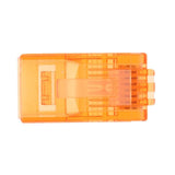 Maxbell 100Pieces RJ45 Connectors RJ45 Crimp Ends 8P8C UTP Network Plug orange - Aladdin Shoppers