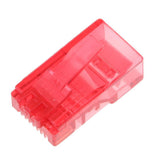 Maxbell 100Pieces RJ45 Connectors RJ45 Crimp Ends 8P8C UTP Network Plug red - Aladdin Shoppers
