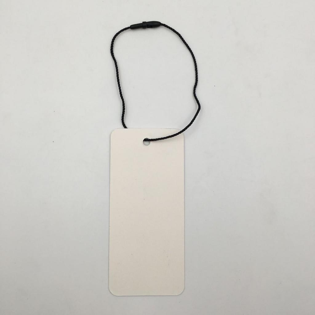 Maxbell 100x Blank Price Tags Rectangle Clothing Tag Marking Tag With Black String - Aladdin Shoppers