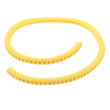 Maxbell 100x Yellow Cable Wire Markers Identification Lables Tags Managment Number 1 - Aladdin Shoppers