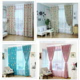Maxbell 100x250cm Clouds Print Door Window Curtain Sheer Valance Voile Drapes Pink - Aladdin Shoppers