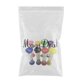 Maxbell 10/15/30 Seconds & 1+2+3+5+10 Minutes Plastic Sandglass Hourglass Timer Set - Aladdin Shoppers