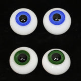 Maxbell 10mm Glass Eyeballs Eyes for BJD Doll Toys DIY Accessories Craft Atrovirens - Aladdin Shoppers