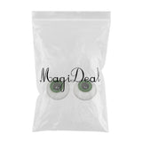 Maxbell 10mm Glass Eyeballs Eyes for BJD Doll Toys DIY Accessories Craft Atrovirens - Aladdin Shoppers