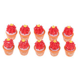 Maxbell 10pcs 1/6 Dollhouse Miniature Cactus DIY Fairy Garden Decoration Crafts Red - Aladdin Shoppers