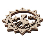 Maxbell 10pcs Cut Reindeer Wooden Tag Embellishment with String - Aladdin Shoppers