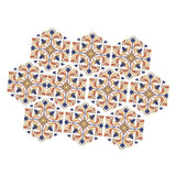 Maxbell 10pcs Floor Stickers PVC Tile Stickers Removable Wall Stickers Home Decor I - Aladdin Shoppers