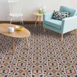 Maxbell 10pcs Floor Stickers PVC Tile Stickers Removable Wall Stickers Home Decor I - Aladdin Shoppers