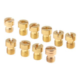 Maxbell 10pcs M5x0.80 Carburetor Main Jet Kit For Keihin PWK FCR OKO KOSO 108-124 - Aladdin Shoppers